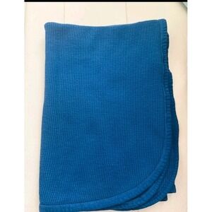 Gerber Thermal Waffle Weave baby Blanket Lovey Blue
